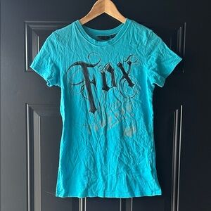 Fox Women’s Turquoise Graphic Short Sleeve Tee